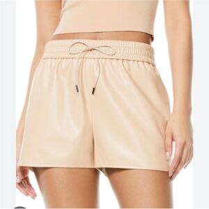Alice + Olivia Ludlow Faux Leather Shorts